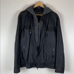 Niko Genuine Leather Moto Jacket High Quality XL